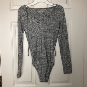 Hollister Light Gray Bodysuit